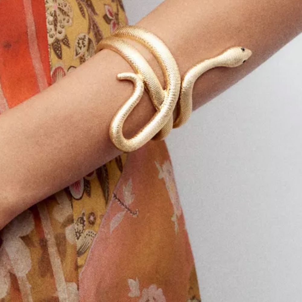 Zara Gold Snake Bracelet